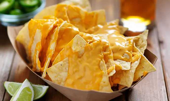 Imagen de nachos con queso